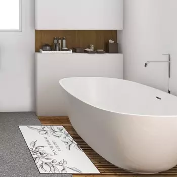 Коврик для ванной «Этель» Magnolia, 5080 см, велюр