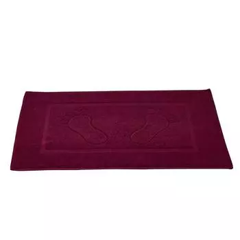 Коврик для ванной Karna Gren, размер 50х70 см, цвет бордовый
