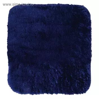 Коврик для ванной комнаты Chic, цвет синий, 55х50 см