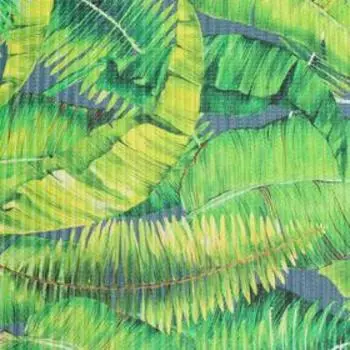 Коврик для ванной комнаты «Джунгли», 0,65×15 м, ПВХ, цвет зелёный