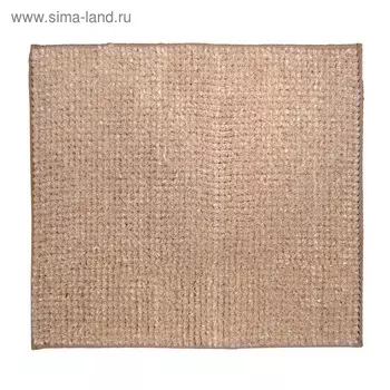 Коврик для ванной комнаты Fresh, цвет бежевый, 55х50 см