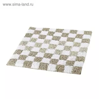Коврик для ванной комнаты Grand Prix, цвет бежевый/коричневый 55х50 см
