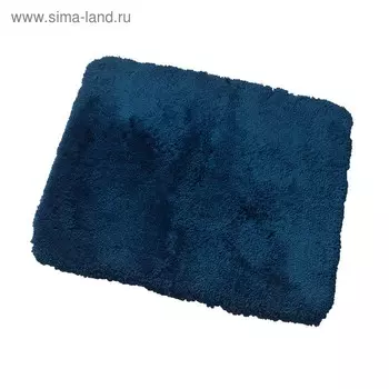 Коврик для ванной комнаты Istanbul, цвет синий/голубой 60х50 см