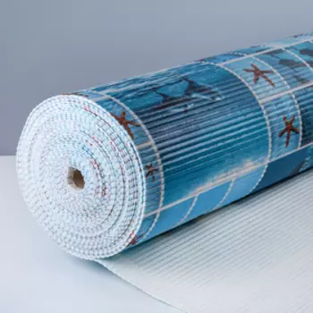Коврик для ванной комнаты «Морские жители», 1,30×15 м
