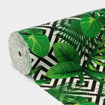 Коврик для ванной комнаты «Папоротник», 0.6515 м