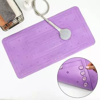 Коврик для ванной комнаты с присосками «Спа», 37×70 см, ПВХ, цвет МИКС