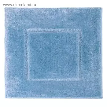 Коврик для ванной комнаты Stadion, цвет голубой, 50х50 см