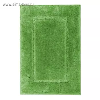 Коврик для ванной комнаты Stadion, цвет зелёный, 55х85 см