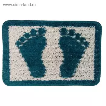 Коврик для ванной Paty Foot, цвет аквамарин