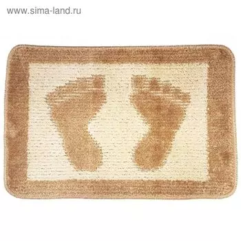 Коврик для ванной Paty Foot, цвет бежевый
