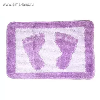 Коврик для ванной Paty Foot, цвет фиолетовый