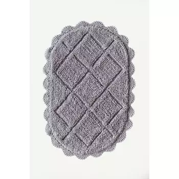 Коврик для ванной Penny, 60х100 см, цвет серый