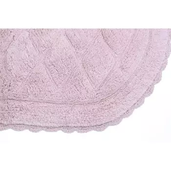 Коврик для ванной, размер 60х100 см, цвет пудра