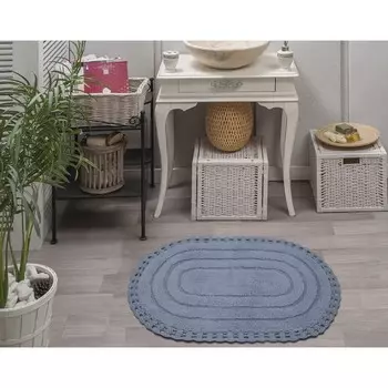 Коврик для ванной Yana, 60х100 см, цвет темно-фиолетовый