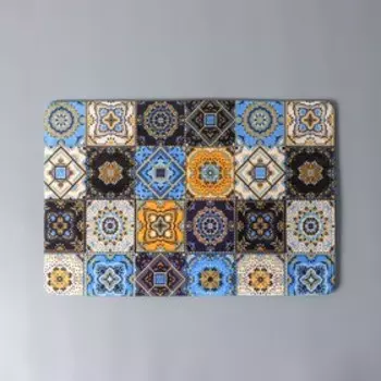 Коврик для ванной и туалета Доляна «Богемия», мозаика, 4060 см