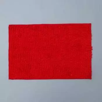 Коврик для дома «Доляна. Букли длинные», 4060 см, красный