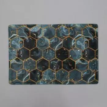 Коврик для дома Доляна «Фам», 40×60 см, цвет зелёный