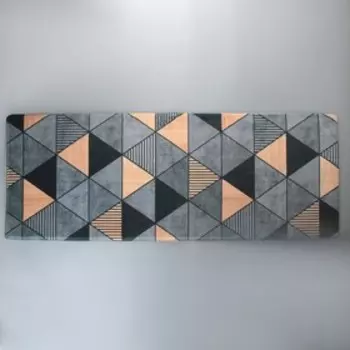 Коврик для ванной и туалета Доляна «Грэй», 45120 см