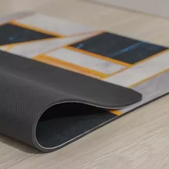 Коврик для ванной Доляна «Каменная геометрия», 4060 см