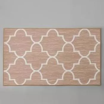 Коврик для дома Доляна «Классик», 60×100 см, цвет бежевый