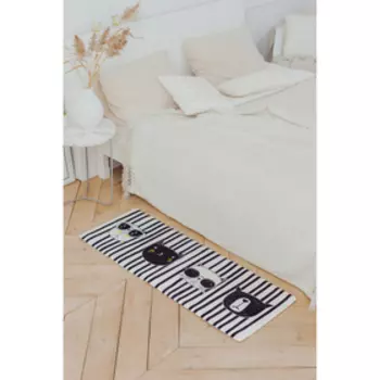 Коврик для ванной и туалета Доляна «Коты», 45120 см