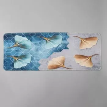 Коврик для дома Доляна «Лепестки», 45×120 см