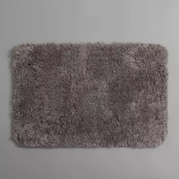 Коврик для дома Доляна «Мягкий», 40×60 см, цвет серый