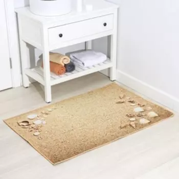 Коврик Доляна «Песчаный пляж», 80×120 см