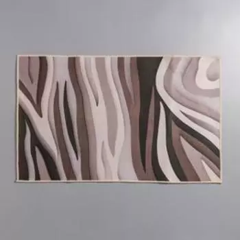 Коврик для дома Доляна «Песок», 50×80 см, цвет коричневый