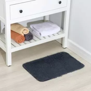 Коврик Доляна «Пушистик», 4060 см, цвет серый