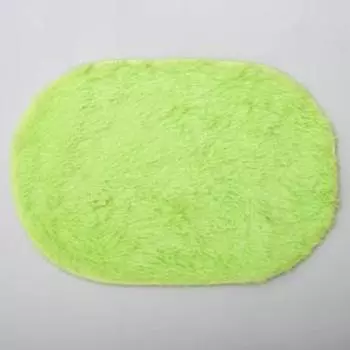 Коврик для ванной Доляна «Пушистик», 4161 см, цвет фисташковый