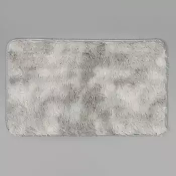 Коврик Доляна «Пушистик», 5080 см серый