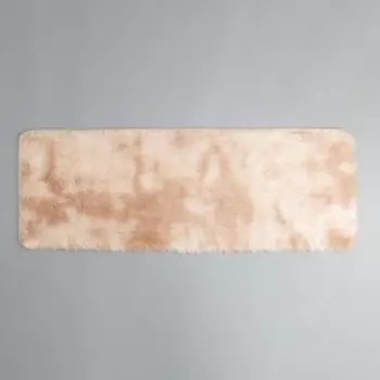 Коврик для дома Доляна «Зиг-заг», 45120 см, цвет коричневый