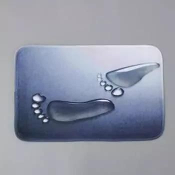 Коврик Доляна «Следы», 4060 см