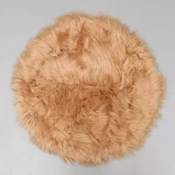 Коврик для дома Доляна «Вини», 60×60 см, цвет бежевый