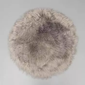 Коврик Доляна «Вини», 60×60 см, цвет серый