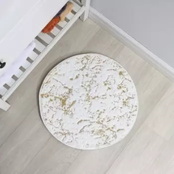 Коврик для дома Доляна «Золото», 6060 см, бежевый