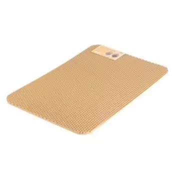 Коврик eva универсальный Grand Caratt, Соты 43 х 62 см, бежевый