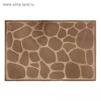 Коврик фигурный "Камушки" 40х60 см