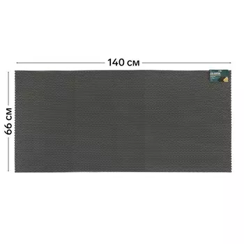 Коврик Grand Caratt, EVA, Соты, универсальный, 140 х 66 см, серый