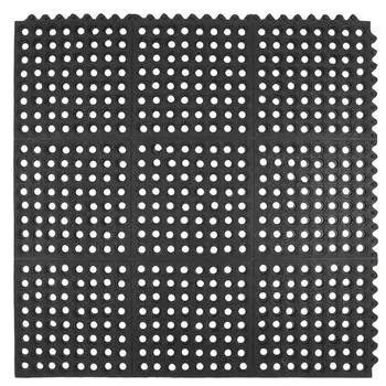 Коврик грязесборный, модульный 90х90 см, высота 1,2 см