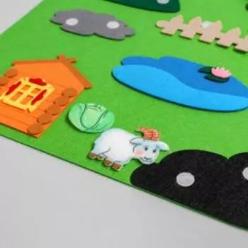 Коврик-игралка в дорогу «Деревенский дворик»