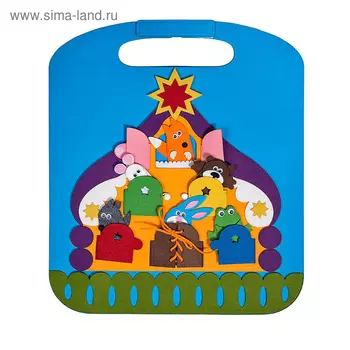 Коврик-игралка в дорогу "Теремок"