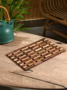 Коврик из тикового дерева, 30200.7 см