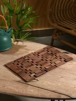 Коврик из тикового дерева, 30200.7 см