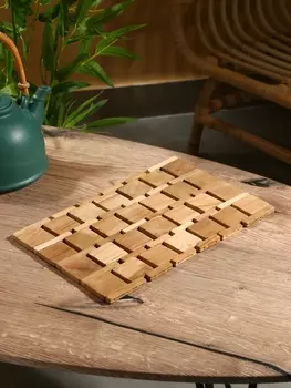 Коврик из тикового дерева, 30200.7 см