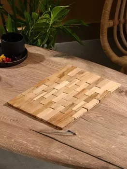 Коврик из тикового дерева, 30200.7 см