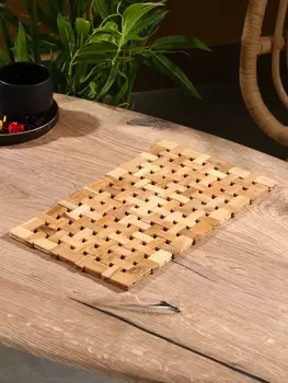 Коврик из тикового дерева, 30200.7 см