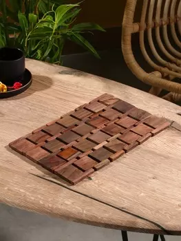 Коврик из тикового дерева, 30200.7 см