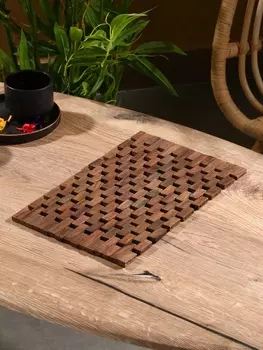Коврик из тикового дерева, 30200.7 см